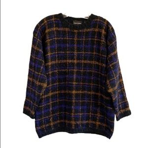 Vintage Sweater Oversized Slouchy Bucle Knit Cozy Cabincore Grandma-core